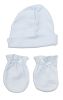 Bambini Boys' Cap and Mittens 2 Piece Layette Set