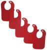 Bambini Red Baby Bibs (Pack of 5)