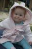 Bambini Newborn Baby Girls 3 Pc Layette Set (Gown, Robe, Fleece Blanket)