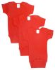 Bambini Red Bodysuit Onesies (Pack of 3)