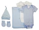 Bambini Newborn Baby Boy 5 Pc Layette Baby Shower Gift Set