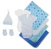 Bambini Essential Newborn Baby Boy 8 Piece Layette Set