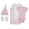 Bambini Newborn Baby Girl 5 Pc Layette Baby Shower Gift Set