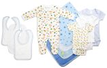 Bambini Newborn Baby Boy 11 Pc Layette Baby Shower Gift Set