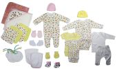 Bambini Newborn Baby Girl 23 Pc Layette Baby Shower Gift Set