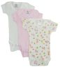 Bambini Preemie Girls Printed Short Sleeve Variety Pack