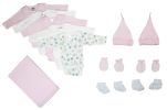 Bambini Newborn Baby Girl 12 Pc Layette Baby Shower Gift Set