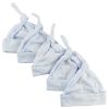 Bambini Blue Knotted Baby Cap (Pack of 5)