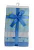 Bambini Blue Four Pack Receiving Blanket