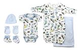 Bambini Newborn Baby Boys 6 Pc Layette Baby Shower Gift Set