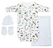 Bambini Boys' 4 Piece Layette Set