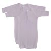 Bambini Preemie Solid Pink Gown - 2 Pack