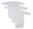 Bambini Neutral Newborn Baby 3 Piece Gown Set