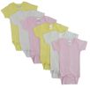 Bambini Pastel Girls Short Sleeve 6 Pack