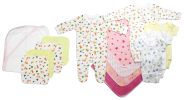 Bambini Newborn Baby Girls 18 Pc Layette Baby Shower Gift Set