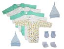 Bambini Newborn Baby Boys 9 Pc Layette Baby Shower Gift Set