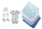 Bambini Newborn Baby Boys 8 Pc Layette Baby Shower Gift Set