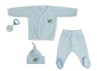 Bambini 4 Piece Fleece Set - Blue