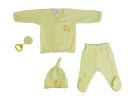 Bambini 4 Piece Fleece Set - Yellow