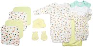 Bambini Neutral Newborn Baby 11 Pc Layette Baby Shower Gift Set